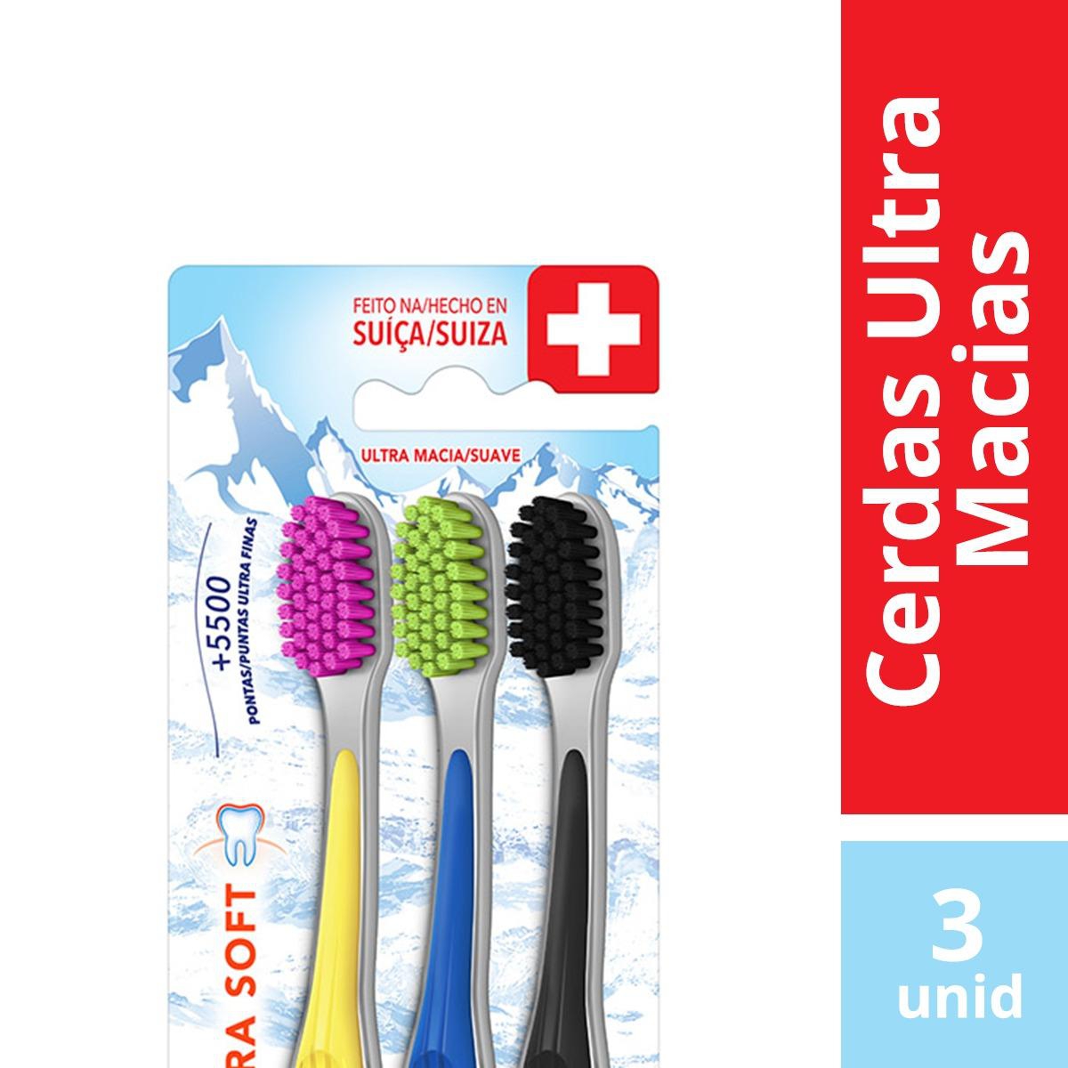 Escova Dental Colgate Ultra Soft 3 Unidades